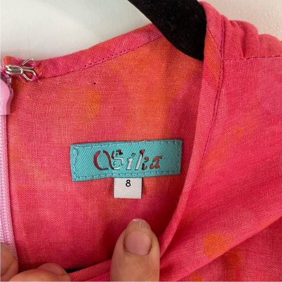 Sika Flutter Sleeve Midi Maxi Dress Size 8 - Picture 11 of 15